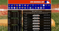 Desktop Screenshot of live-baseball.net